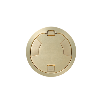 Wiremold 8CT2SB 8in Flush Style Cover Assembly Satin Brass