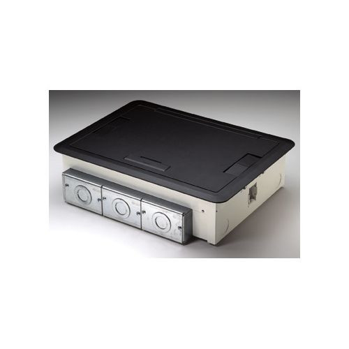 Wiremold EFB6S Evolution Series Floor Box, 6-Gang