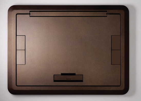 Wiremold EFB6810BTBZ Evolution Series EFB6, EFB8, EFB10 Floor Box Flush Style Cover with Solid Lid