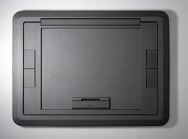 Wiremold EFB6810CTCGY Evolution Series EFB6, EFB8, EFB10 Floor Box Surface Style Cover with Carpet Insert