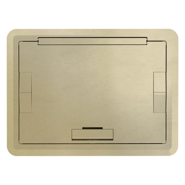 Wiremold EFB6810BTCSB Evolution Series EFB6, EFB8, EFB10 Floor Box Surface Style Cover with Solid Lid