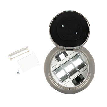 Wiremold 8ATC2SN 8in Unwired Surface Style Assembly Satin Nickel