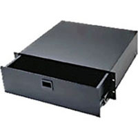Middle Atlantic TD4 4 SPACE 7in RACK DRAWER, BLACK TEXTURED FINISH