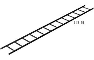 Middle Atlantic CLB-10 CABLE LADDER RUNWAY 12in W x 10ft L, BLACK FINISH, 1 PIECE