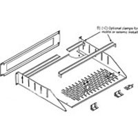 Middle Atlantic RSH4S3S 3 SPACE TEXTURED CUSTOM RACKSHELF
