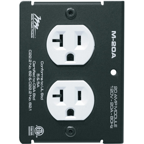 Middle Atlantic M-20A MPR 20A DUPLEX MODULE