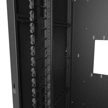 Middle Atlantic SR28-IVCMF-46 Middle Atlantic Vertical Plastic Finger Option for 28" Wide SR Series Rack (46 Space)