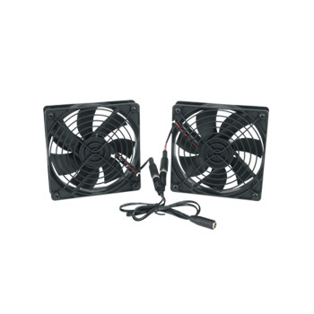 Middle Atlantic T5-DCFANKIT-1 Middle Atlantic Thermostatically Controlled 80mm DC Fan Kit (2-Pack)
