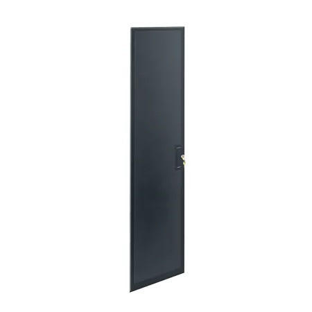 Middle Atlantic MW-RD-37 Solid Rear Door, 37-RU, Lock/Latch Closure, Steel, Black Powder Coated