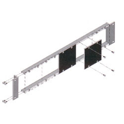 Middle Atlantic FK4 4 SPACE 7in UCP FRAME KIT WITH HARDWARE