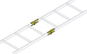 Middle Atlantic CLH-RSJ-6 LADDER STRINGER JUNCTION HARDWARE, 6 PAIRS
