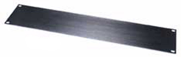 Middle Atlantic HBL5 5 SPACE 8 3/4in 1/8in FLAT ALUMINUM BLANK PANEL, BLACK BRUSHED FINISH
