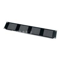 Middle Atlantic VTP-1 1 SPACE 1 3/4in SLOTTED VENT PANEL, BLACK BRUSHED FINISH