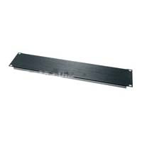 Middle Atlantic BL1 1 SPACE 1 3/4in FLANGED ALUMINUM BLANK PANEL, BLACK BRUSHED FINISH