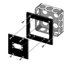Middle Atlantic UCP-ADP UCP PANEL 1900 BOX ADAPTER
