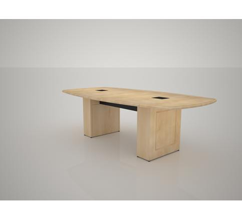 Middle Atlantic T5KDD1BOV04ZP001 T5 Conference Table, Klasik Style 8', Sandy Maple Veneer with Premium Edge