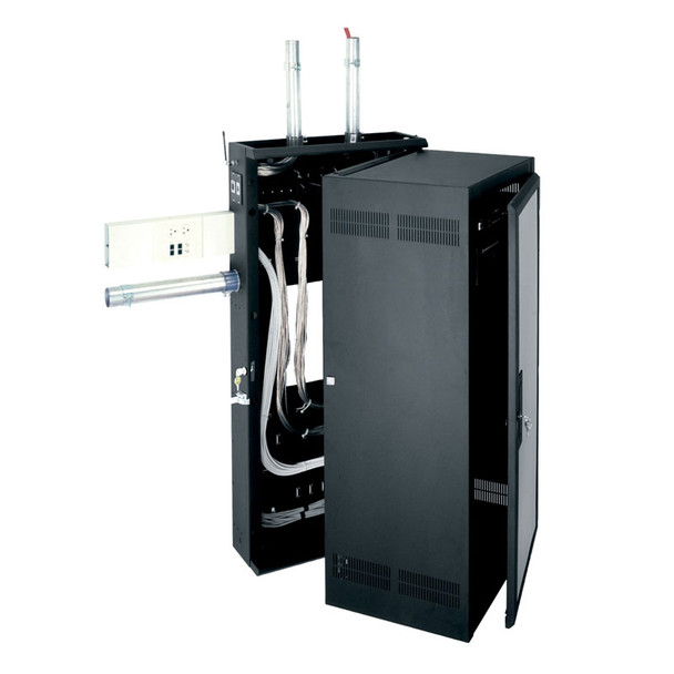 Middle Atlantic DWR-18-32PD Pivot Wall Rack (18 RU, 32 Deep, Plexi)