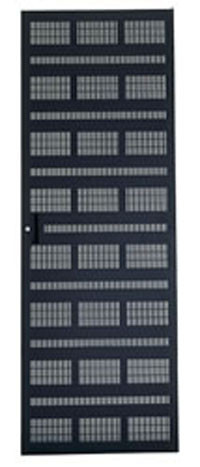 Middle Atlantic DFVRD-44 FULLY VENTED REAR DOOR OPTION FOR 44 SP DRK SERIES RACKS, BLACK FINISH