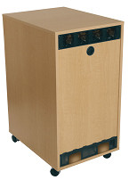 Middle Atlantic MBRK20 20 SPACE 35in , 18in DEEP MAPLE MELAMINE RACK