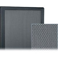 Middle Atlantic DVFD-44 25% OPEN AREA VENTED FRONT DOOR FOR 44 SPACE DRK SERIES RACKS, BLACK FINISH