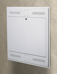 Middle Atlantic TOR-3-20RP 3 SPACE RECESS MOUNT TILT OUT WALL RACK, 20in USEABLE DEPTH, PUTTY FINISH