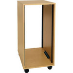 Middle Atlantic MBRK16 16 SPACE 28in , 18in DEEP MAPLE MELAMINE RACK