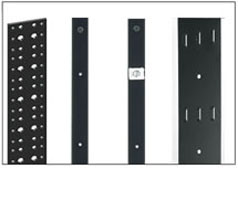 Middle Atlantic LACE-44-1SP 77in HEIGHT 1in WIDTH CABLE LACER STRIP WITH 10 CABLE MANAGEMENT TIE SADDLES
