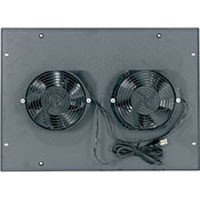 Middle Atlantic ERK-6FT-440CFM INTEGRATED 6in FAN TOP, INCLUDES 2 FANS, 285 CFM, FITS ANY WMRK, ERK OR SCRK, BLACK FINISH