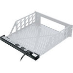 Middle Atlantic PD-815SC-PBSH 8 OUTLET, SINGLE 15 AMP CIRCUIT SLIM POWER STRIP W/9ft CORD, SHELF MOUNT