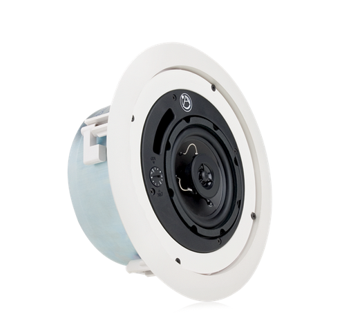 Atlas FAP42TCEN EN54-24 Certified 4" Shallow Mount Coaxial In-Ceiling Speaker with 16-Watt 70/100V Transformer