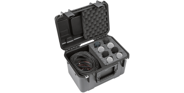 SKB Cases 3i-1610-MC8 iSeries Case for 8 Microphones with Storage Compartment