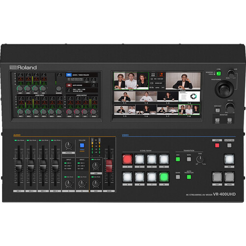 Roland Video VR-400UHD 4K Streaming AV Mixer HDMI