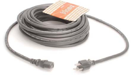 Hosa PWC-401.5 Power Cord, IEC C13 to NEMA 5-15P, 1.5 ft
