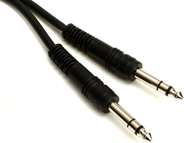 Hosa CSS-110 Balanced Interconnect, 1/4 in TRS to Same, 10 ft