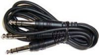 Hosa CYS-105 Y Cable, 1/4 in TRS to Dual 1/4 in TRS, 5 ft