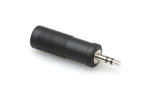 Hosa GMP-112 Adapter, 1/4 in TRS to 3.5 mm TRS