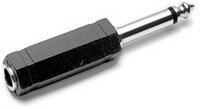 Hosa GPP-290 Adapter, 1/4 in TRS to 1/4 in TS
