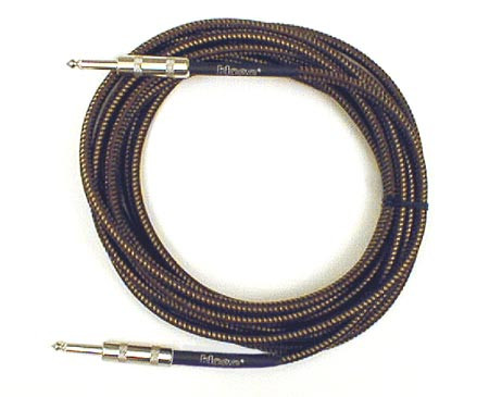 Hosa GTR-518 Tweed Guitar Cable, Hosa Straight to Same, 18 ft