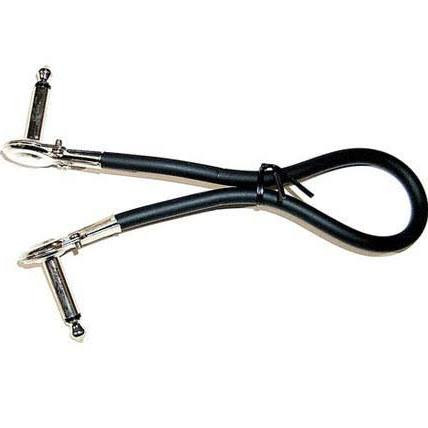 Hosa IRG-101 Guitar Patch Cable, Low-profile Right-angle to Same, 1 ft