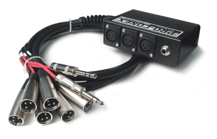 Hosa SH-6X2-50 Pro-Conex Little Bro' Sub Snake, Hosa 6 x XLR Sends and 2 x 1/4 in TRS Returns, 50 ft