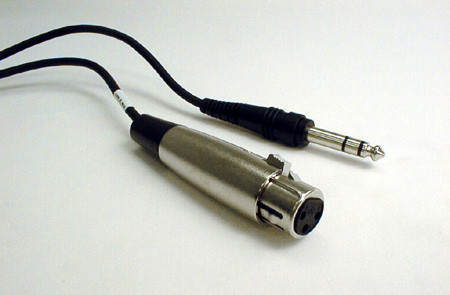 Hosa STX-110F Balanced Interconnect, XLR3F to 1/4 in TRS, 10 ft