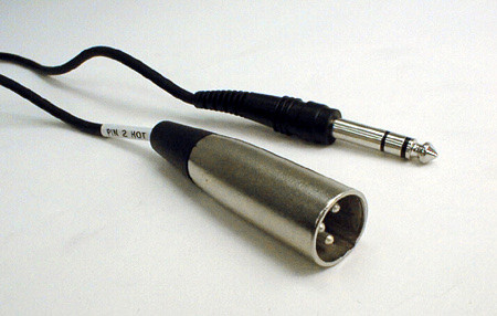 Hosa STX-120M Balanced Interconnect, 1/4 in TRS to XLR3M, 20 ft