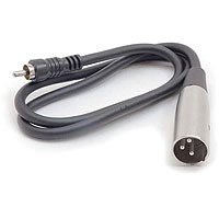 Hosa XRM-103 Unbalanced Interconnect, RCA to XLR3M, 3 ft