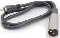 Hosa XRM-120 Unbalanced Interconnect, RCA to XLR3M, 20 ft
