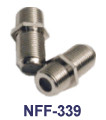 Hosa NFF-339 75-ohm Couplers, F to Same, 2 pc