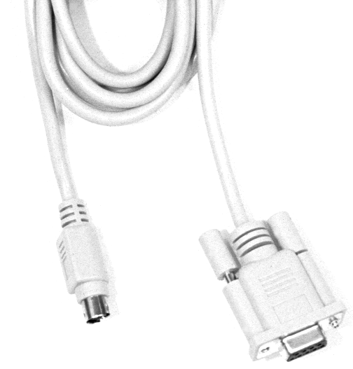 Hosa DBK-103 Synthesizer Controller Cable, 8-pin Mini-DIN to DE9, 3 ft