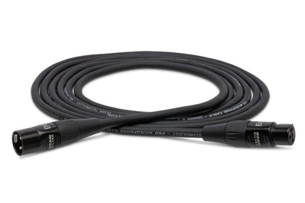 Hosa HMIC-030 Pro Microphone Cable, REAN XLR3F to XLR3M, 30 ft