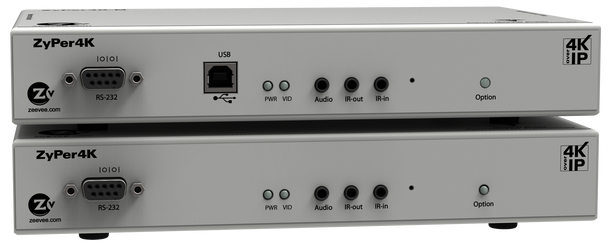 ZeeVee Z4KENCF3U Z4KENCF3U, ZyPer4k HDMI 2.0 Fiber Encoder, USB