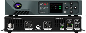 ZeeVee ZvPro620-NA ZvPro620-NA, MPEG2 HD Encoder/QAM Modulator, 2 Channels, 1080