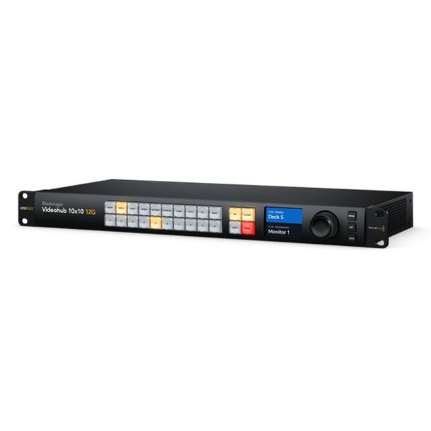 Blackmagic Design VHUBSMAS12G010010 Zero Latency Videohub 10x10 12G
